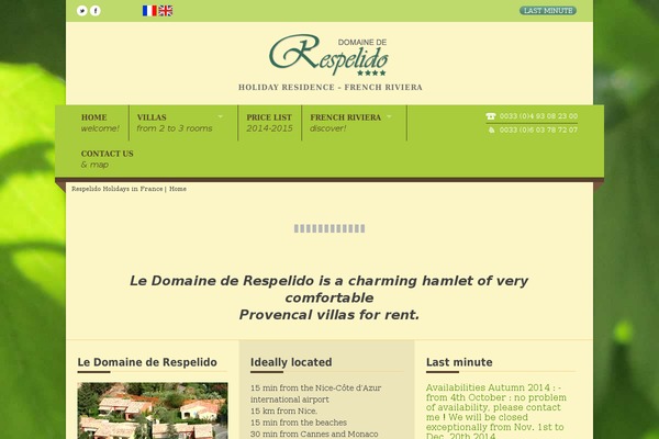 Nice Hotel theme site design template sample