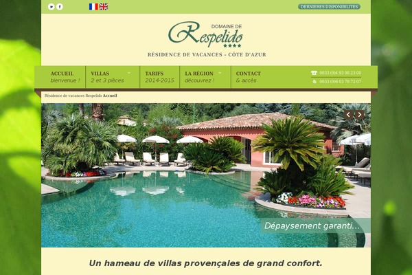 Nice Hotel theme site design template sample