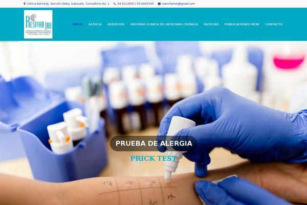 Forte theme site design template sample
