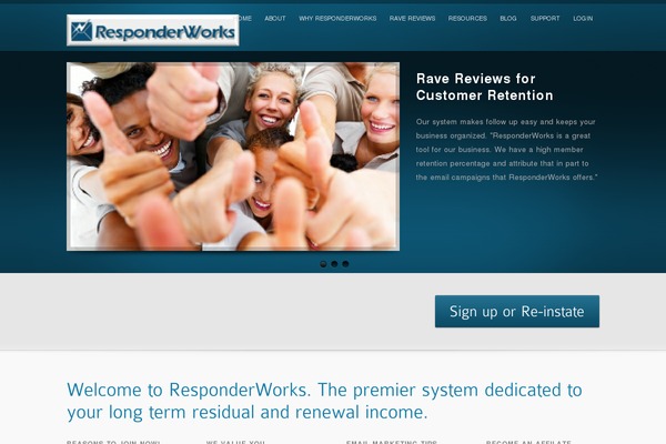 inFocus theme site design template sample