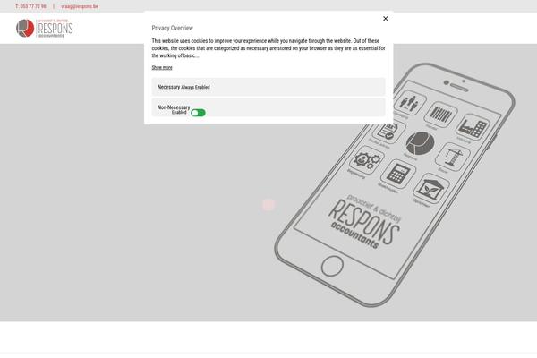 respons.be site used Respons