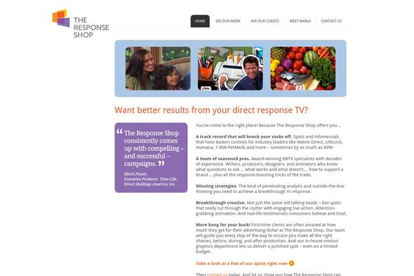 responseshop.com site used Bonsai
