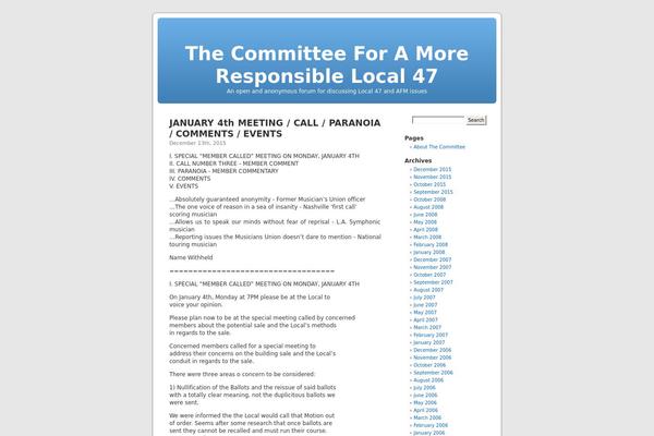 Default theme site design template sample