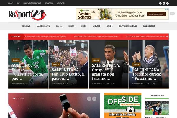 CoverNews theme site design template sample