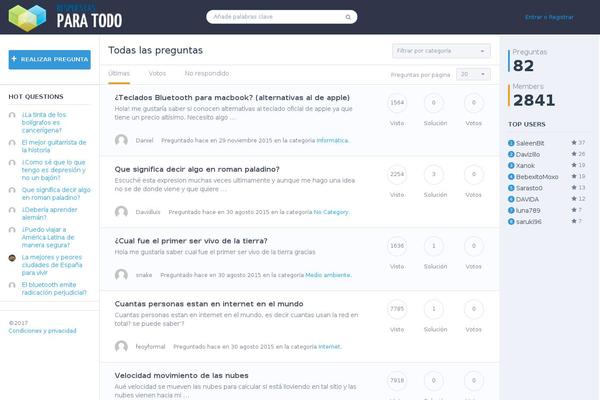 respuestasparatodo.com site used QAEngine