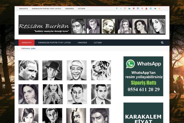 Gloria theme site design template sample