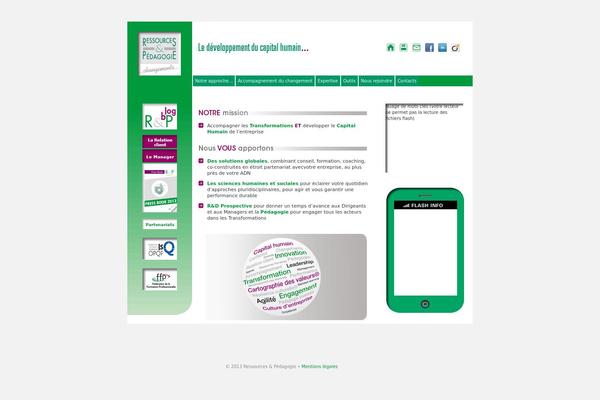 RP theme site design template sample