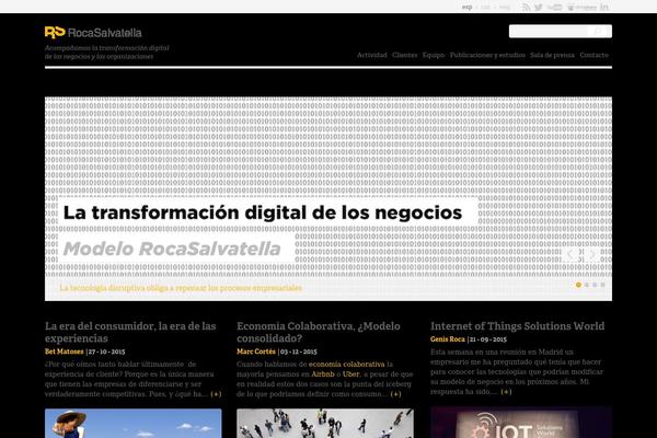Fuego theme site design template sample