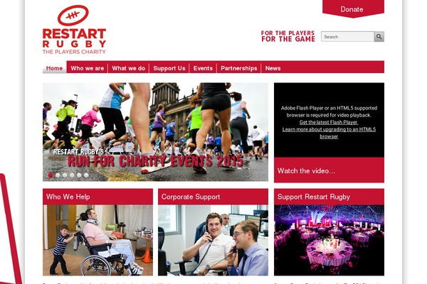 restartrugby.org.uk site used Restart