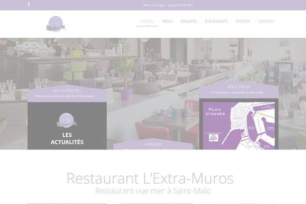 restaurant-extramuros.com site used NUVO