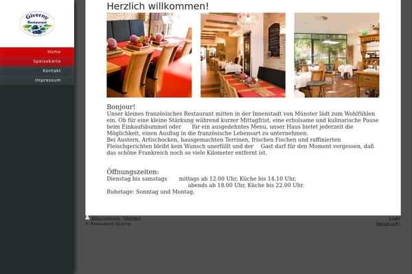 Eatery theme site design template sample