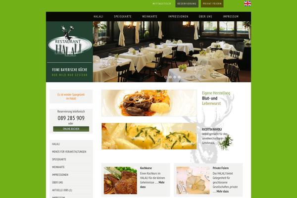 Site using Easy-restaurant-menu-manager plugin