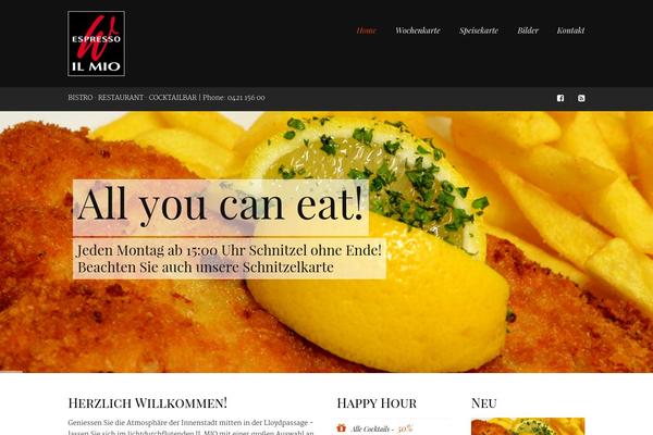 Nosh theme site design template sample