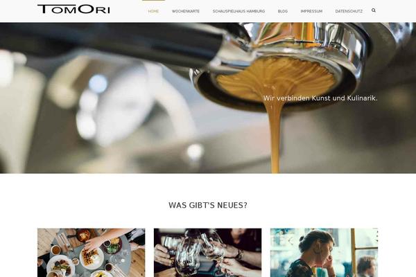 Restaurateur theme site design template sample