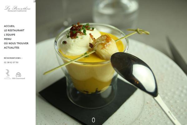Grandrestaurant theme site design template sample