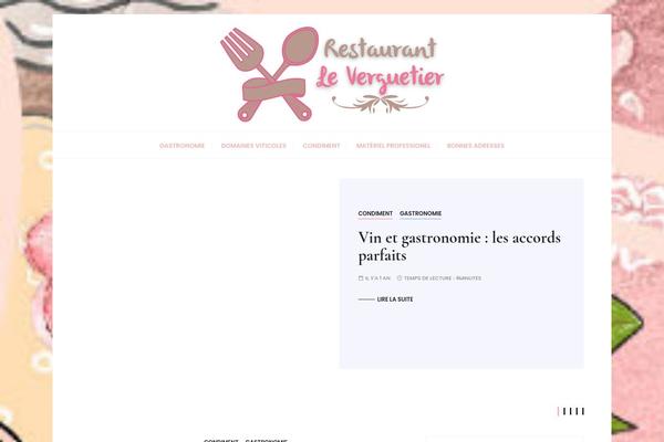 GuCherry Blog theme site design template sample