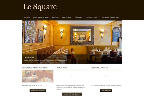 Gusteau theme site design template sample