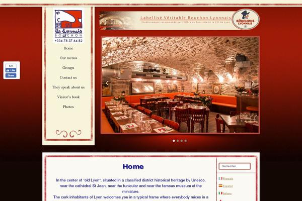 Cookingbook theme site design template sample