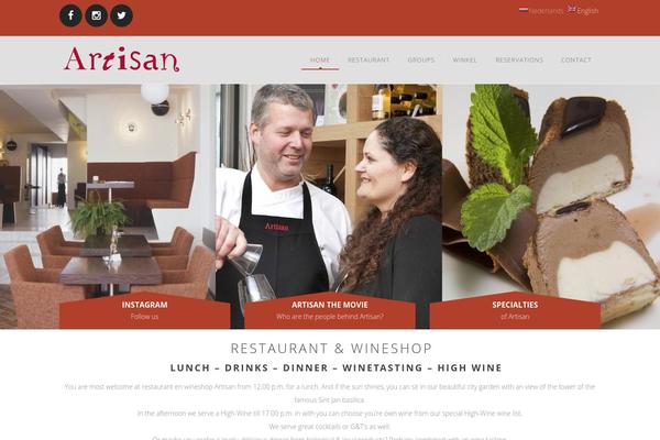 NUVO theme site design template sample