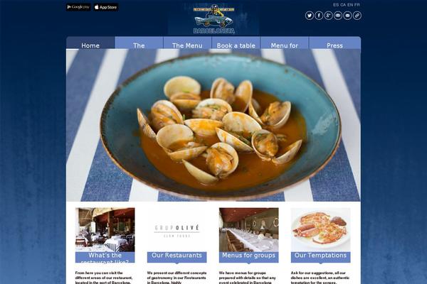 Olive theme site design template sample