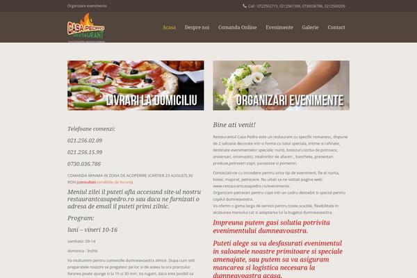 restaurantcasapedro.ro site used Sushi-theme