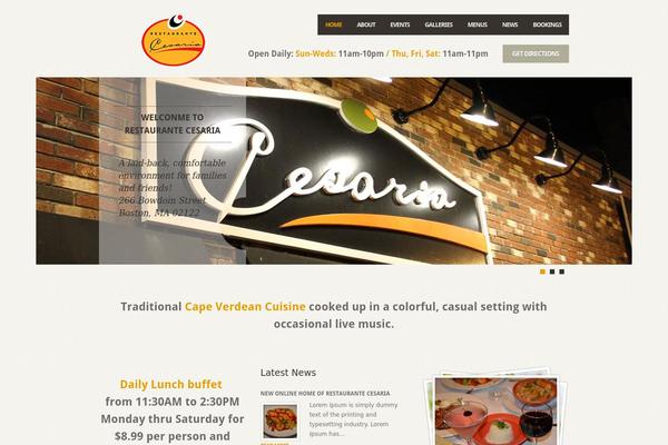restaurantcesaria.com site used Feast