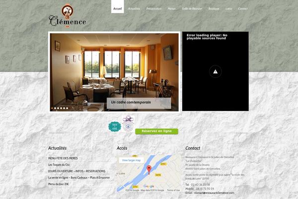 Resolution theme site design template sample