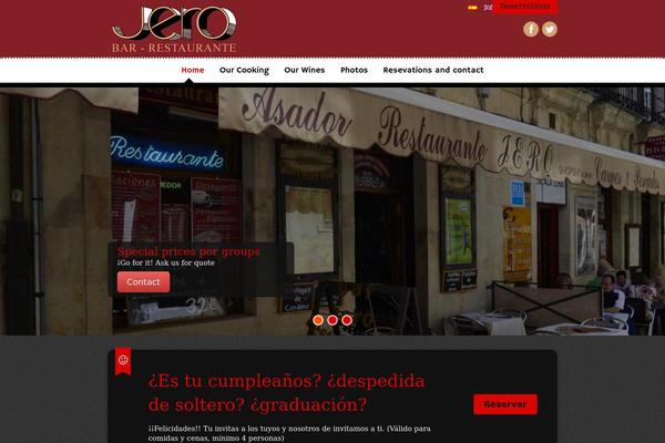 Dine & Drink theme site design template sample