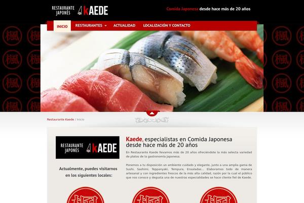 The Restaurant theme site design template sample