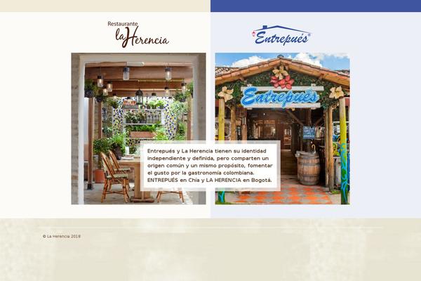 restaurantelaherencia.com site used Laherencia