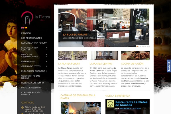 restaurantelaplatea.com site used Laplatea