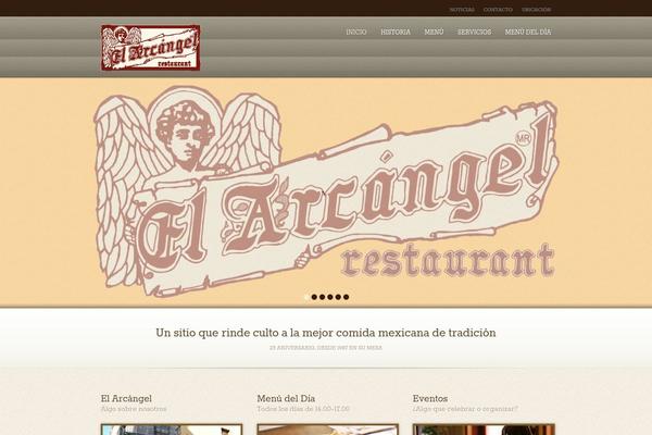 Gourmet theme site design template sample