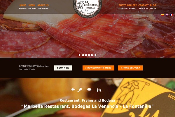 Verona theme site design template sample