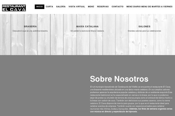 restaurantelcava.com site used Restaurante_el_cava