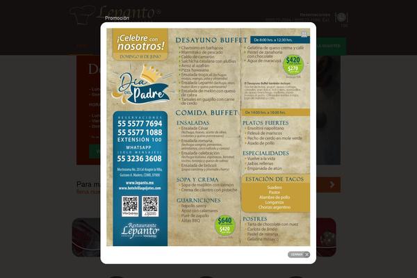 Italianrestaurant theme site design template sample