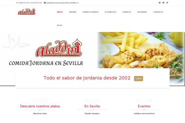 Brasserie theme site design template sample