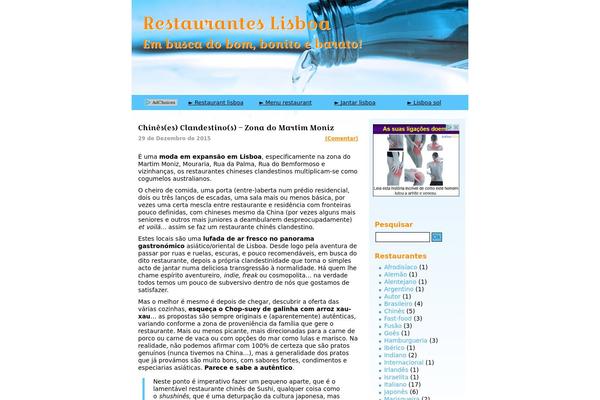 restauranteslx.com site used Bottle-10