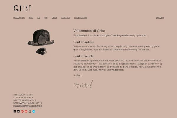 restaurantgeist.dk site used Purea Magazine