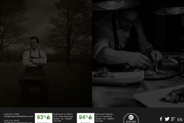 LaTaniereLegende theme websites examples