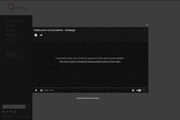 quinzieme theme websites examples