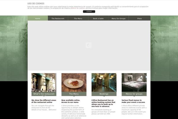 Olive theme site design template sample