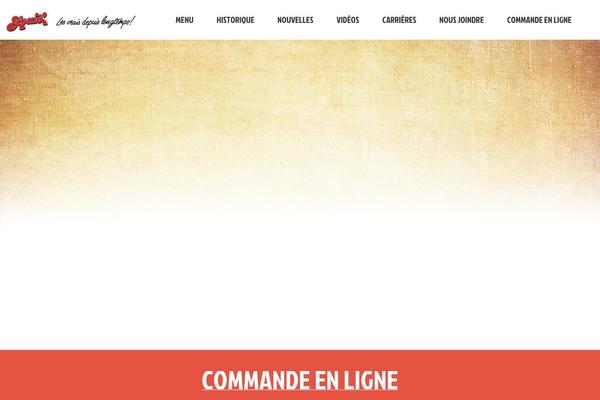 Muse Child theme site design template sample