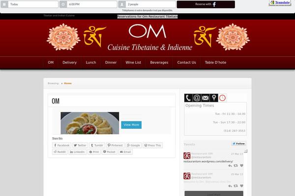 Nuntius theme site design template sample