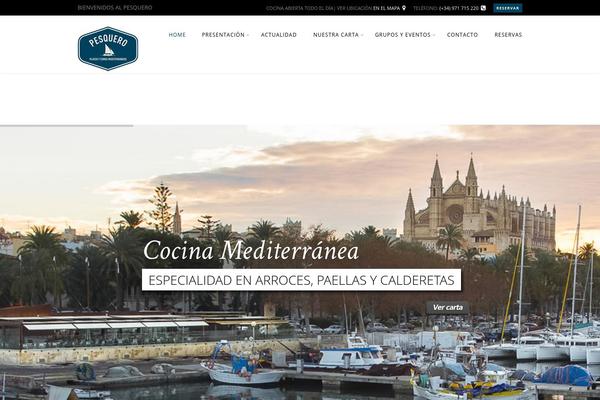 Chicago theme site design template sample