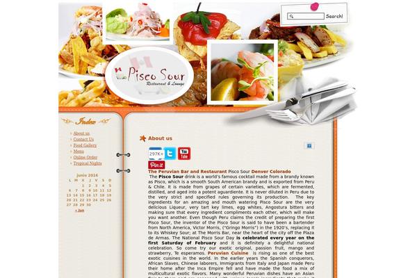 Travel theme site design template sample