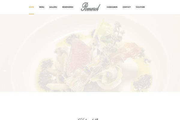 The Flavour theme site design template sample