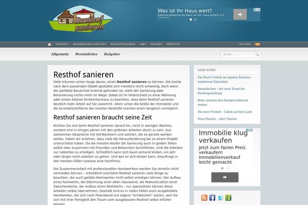 Headlines theme site design template sample