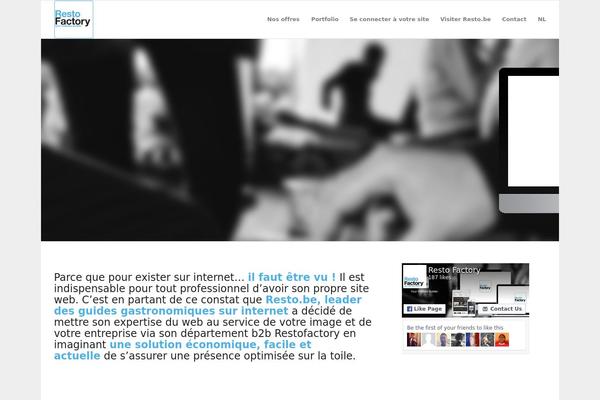 Site using Foodpress plugin