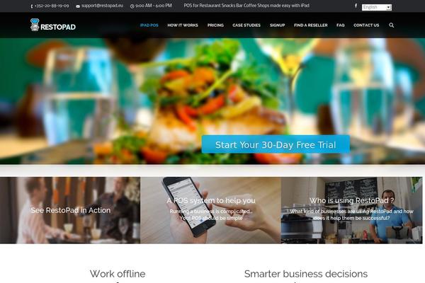 restopad.eu site used Dt-the7-theme