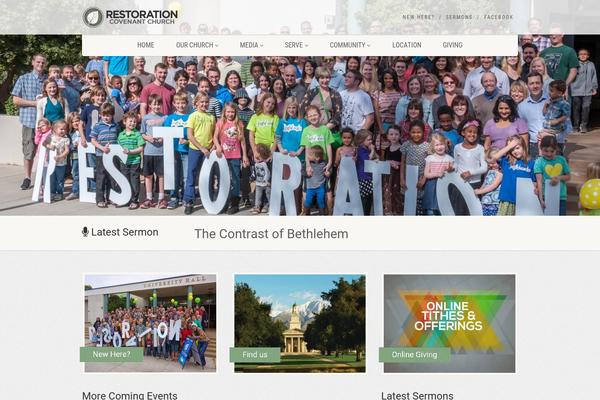 NativeChurch theme site design template sample